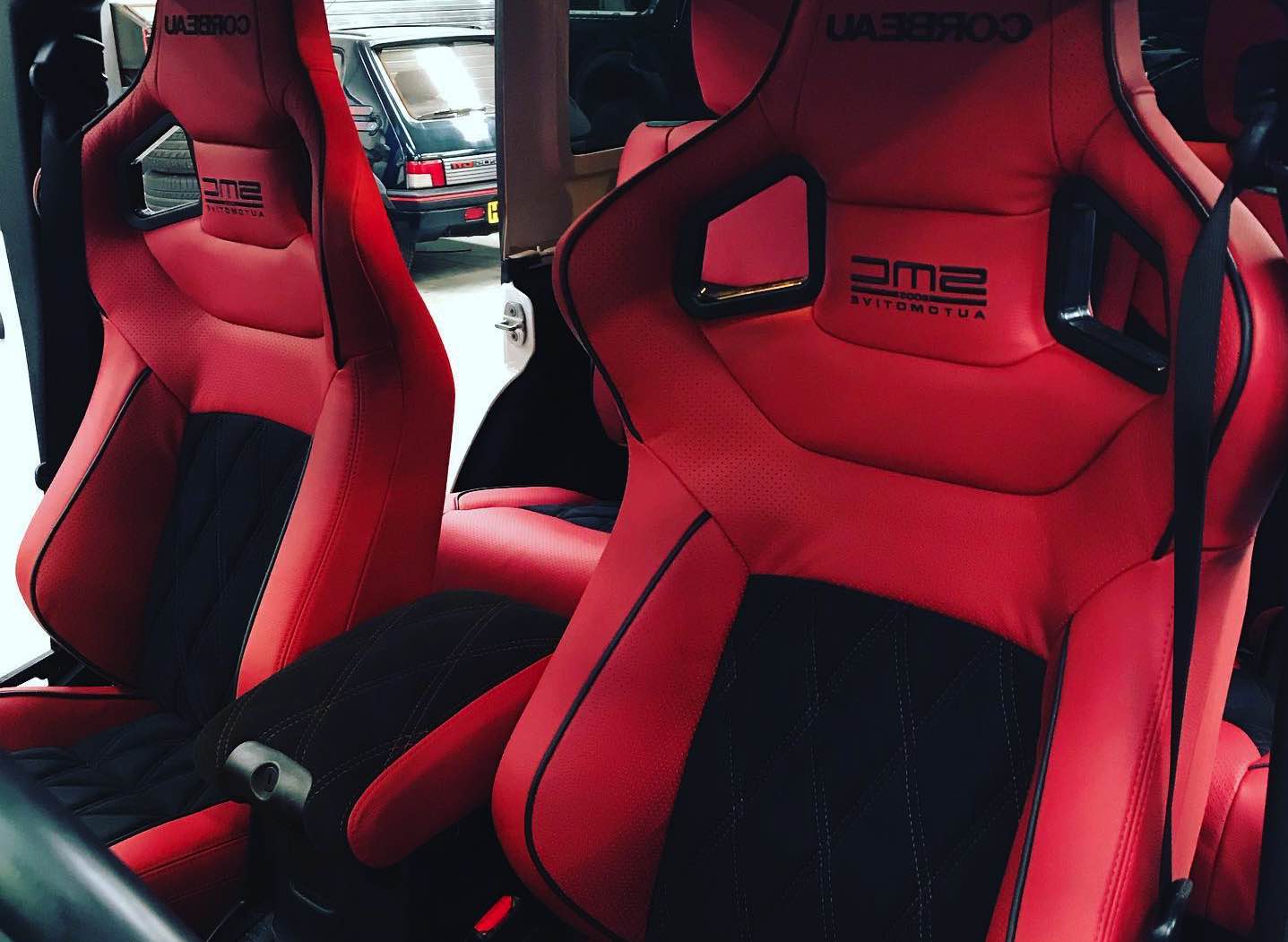 Hand-finished leather vehicle upholstery by Ultimate Trim